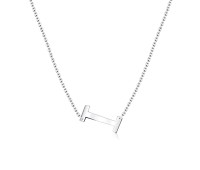 Letter I Silver Necklace SPE-5523